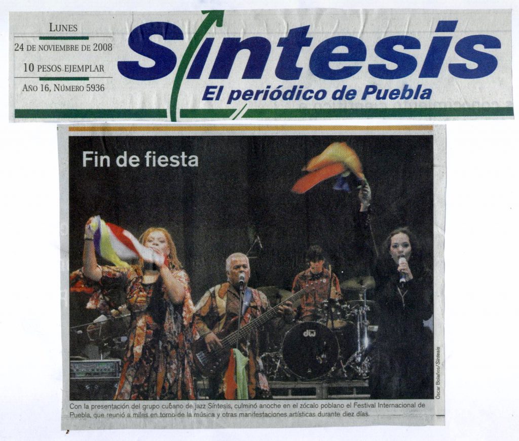 2008 Nov Fin de fiesta Fesivalde Puebla. Mex